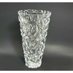 TELEFLORA Crystal block gift Vintage vase 10"